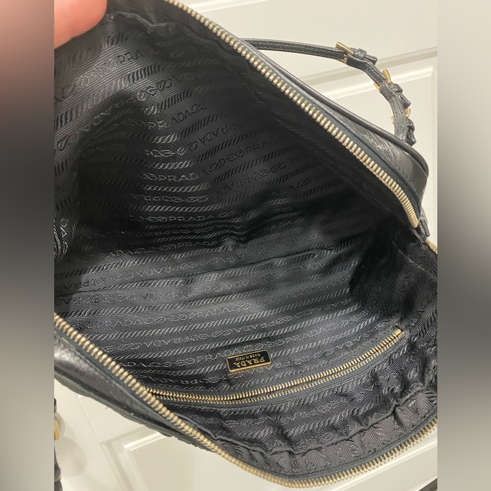 Prada Black Pochette Shoulder Bag - Picture 12 of 13